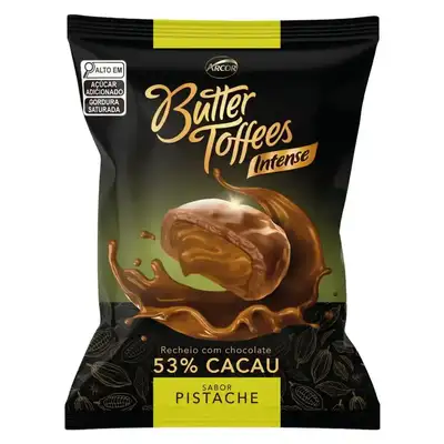 1000129294 - BALA BUTT TOFFEE INTENSE 90G, PIST, .R$ 0,00 UNUN com 1 UN EAN: 7891118026340