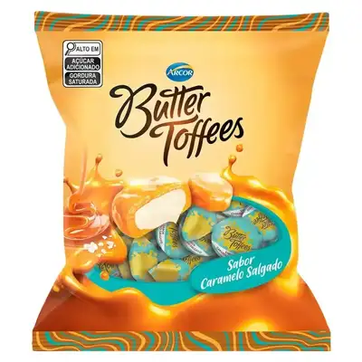 1000139856 - BALA BUTTER TOFFEES 90G, CARAM/SALG, .R$ 0,00 UNUN com 1 UN EAN: 7891118027248