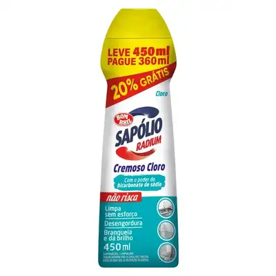 1000144272 - SAPON RADIUM CR CLOR 20%GTS 450MLR$ 0,00 CXCX com 12 UN EAN: 7891022861679